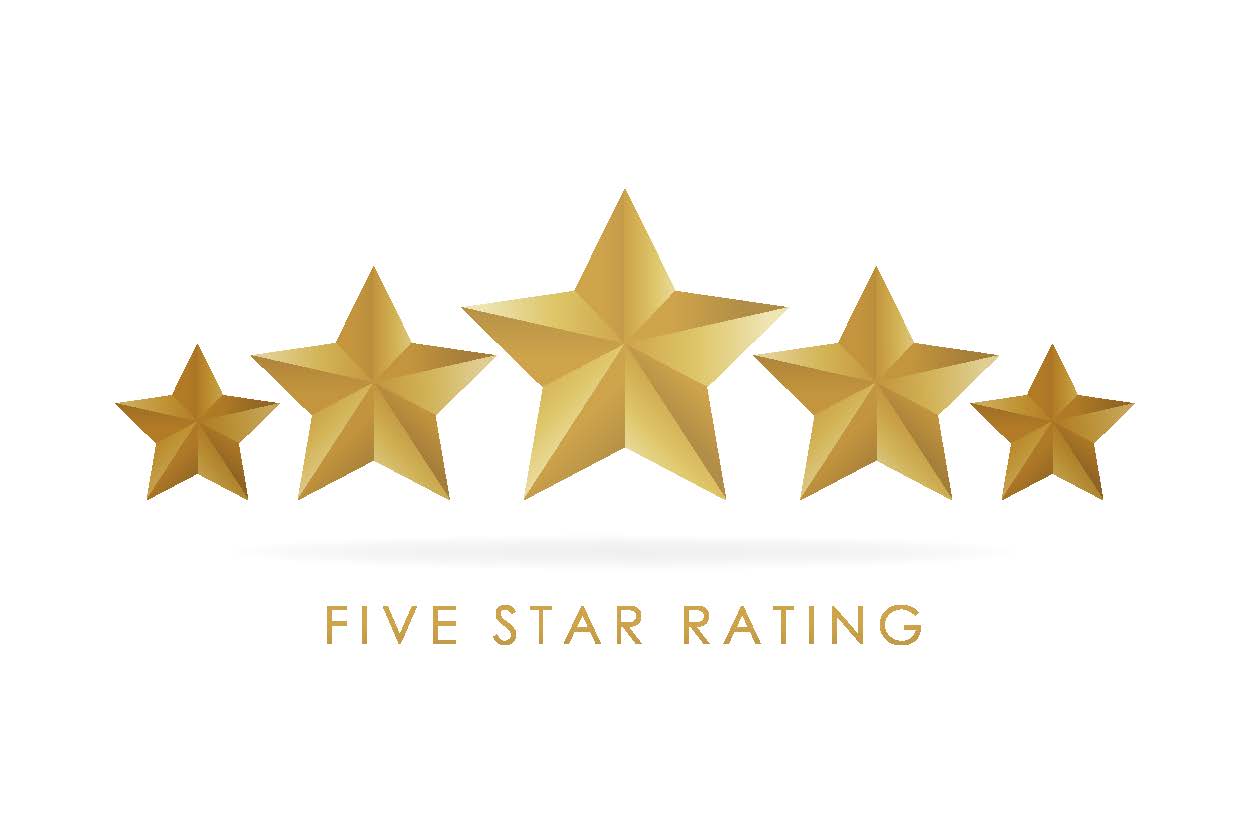 Proud to announce  5 STAR RATINGS – Catering Hygiene, Safe Food and Healthy Eating