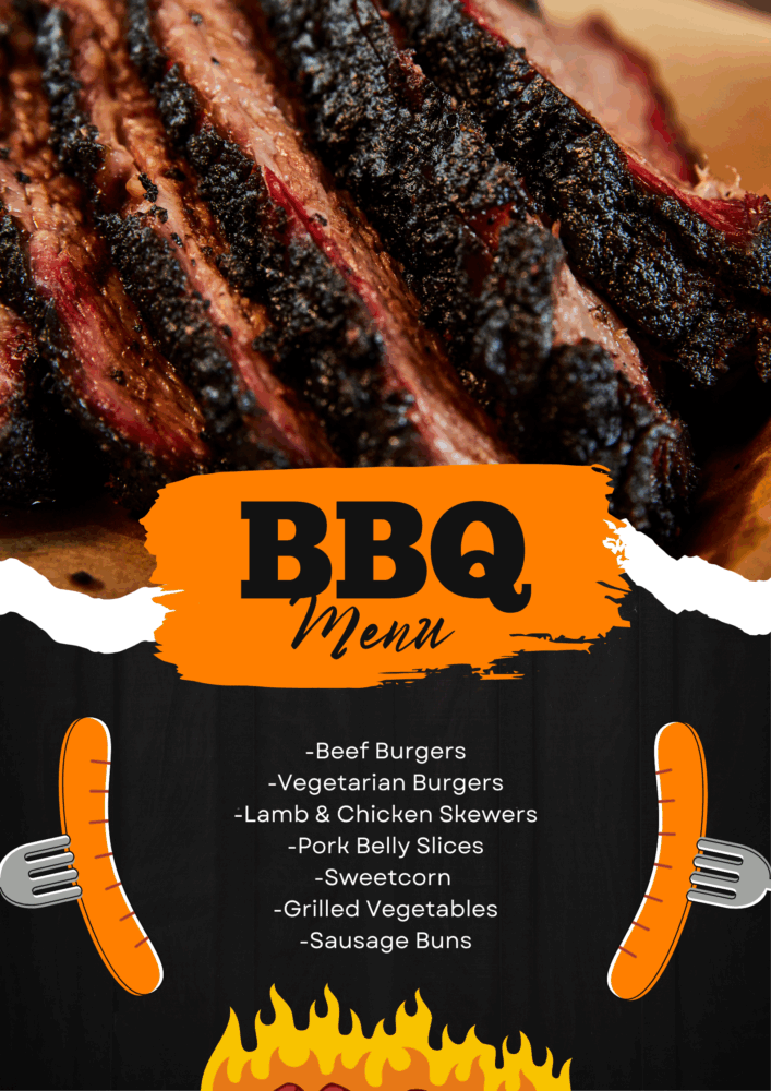BBQ Menu