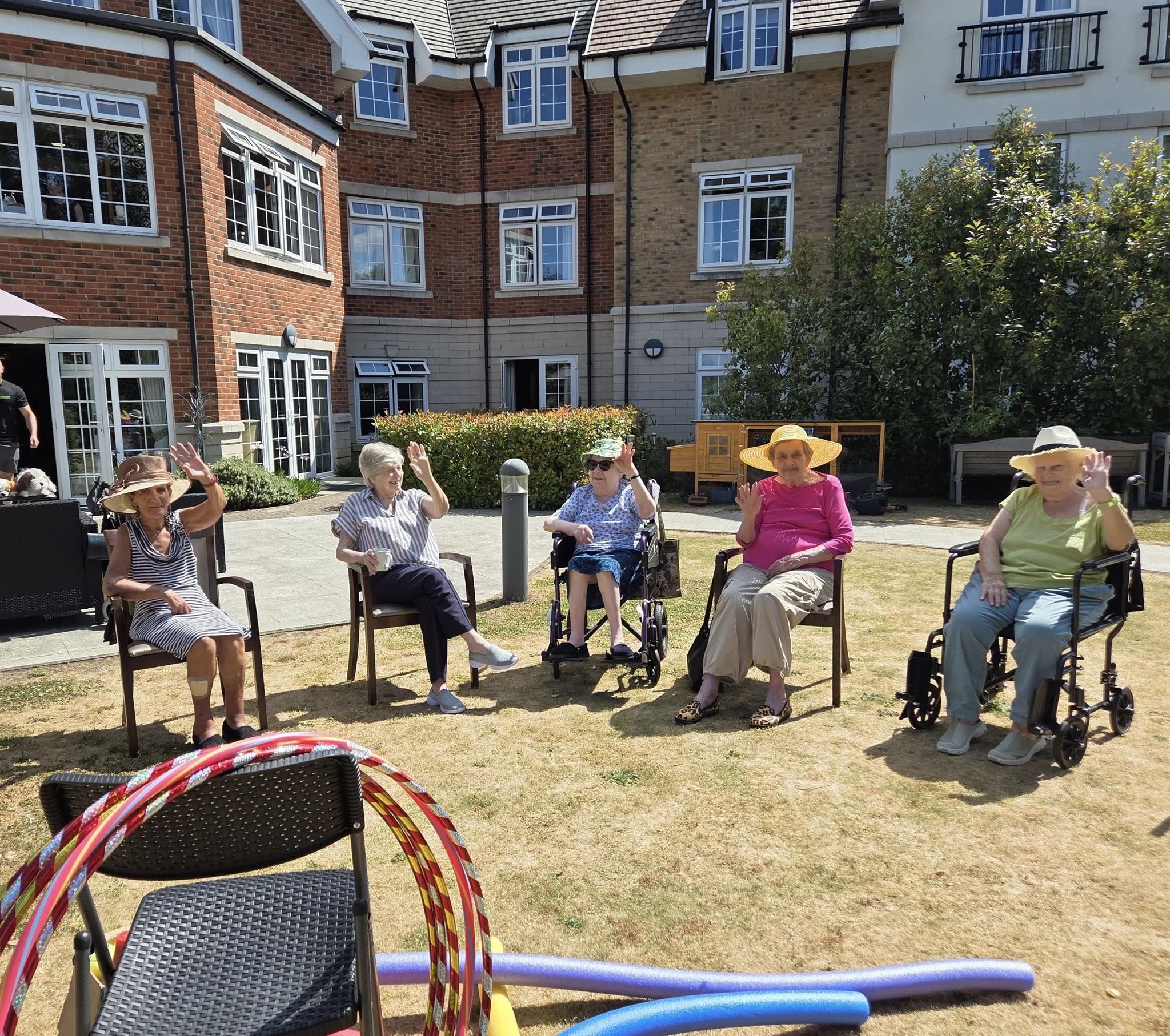 Sunshine & Smiles: Outdoor Exercise at Aarandale Manor - Thumbnail