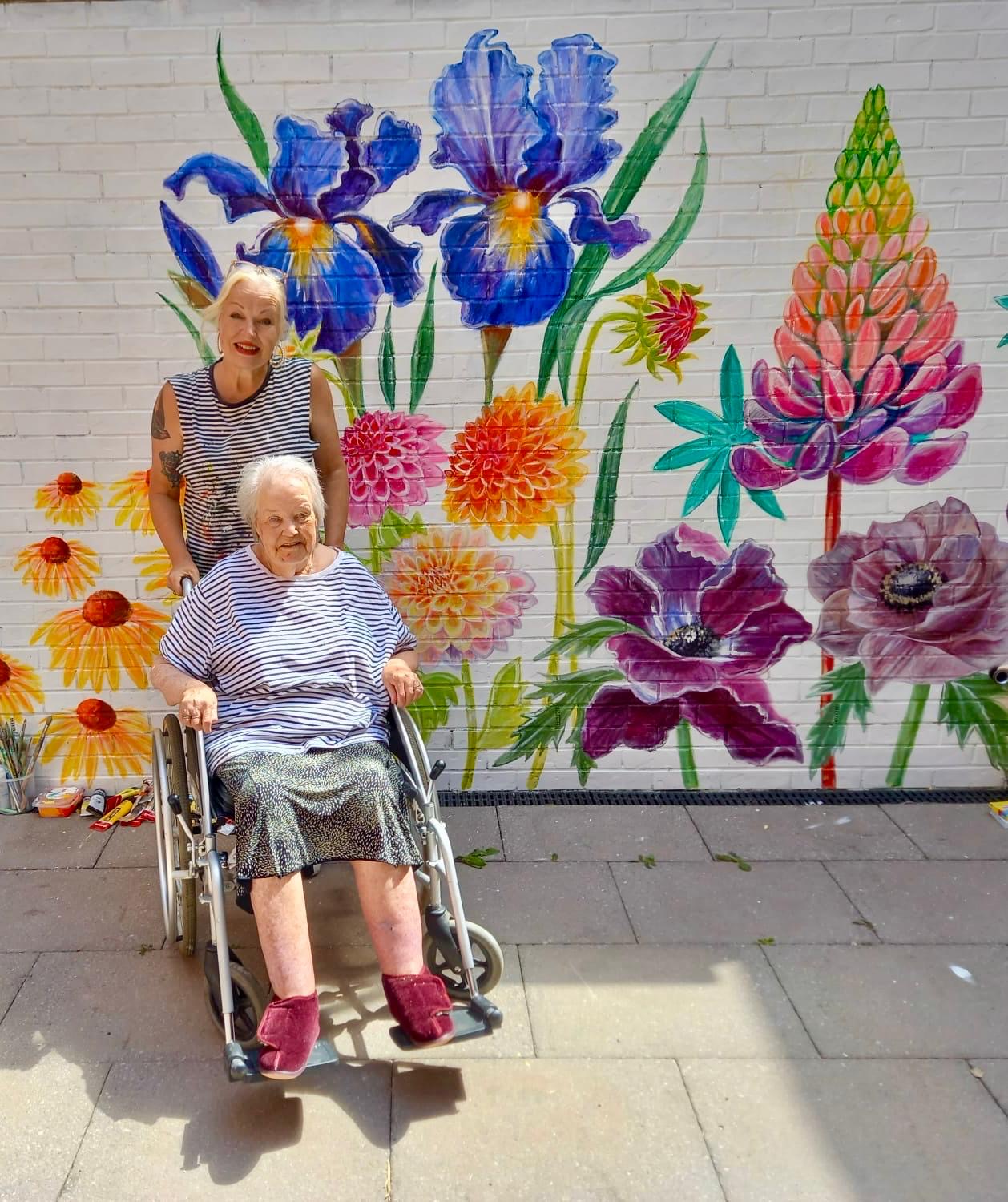 Bringing Art to Life: A Special Mural in Our Garden at Aaron Court Care Home - Thumbnail